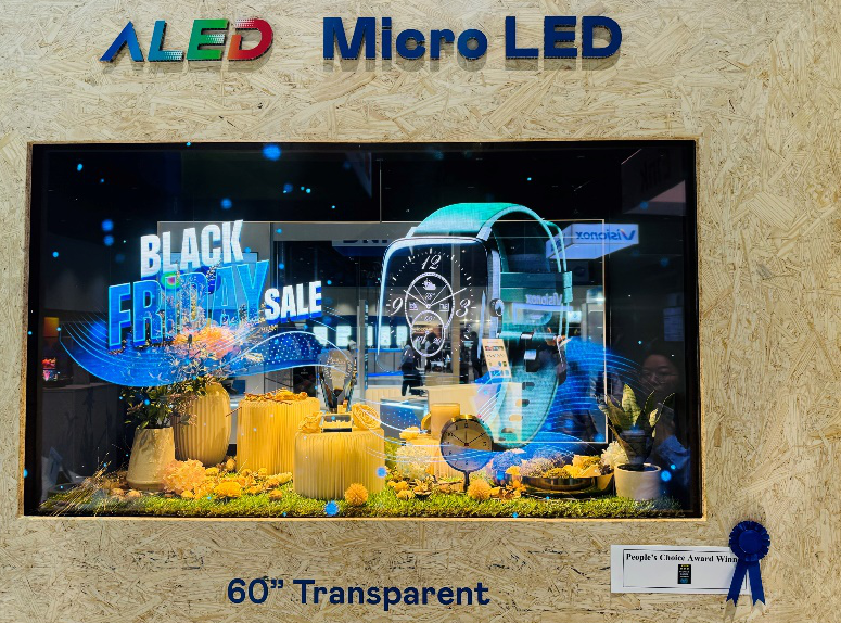 60寸透明Micro LED